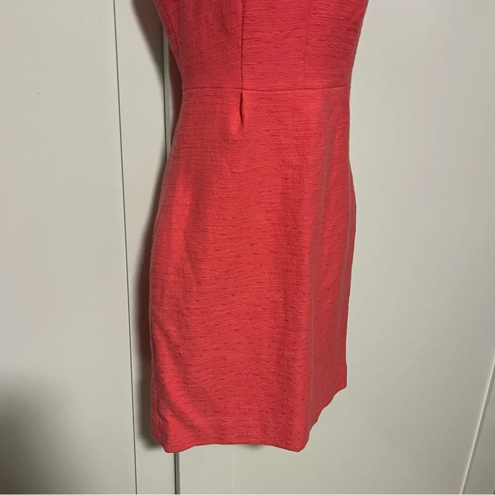 Kate Spade New York Coral V-Neck Sheath Dress Gwendolyn Spring Sundress Size 0